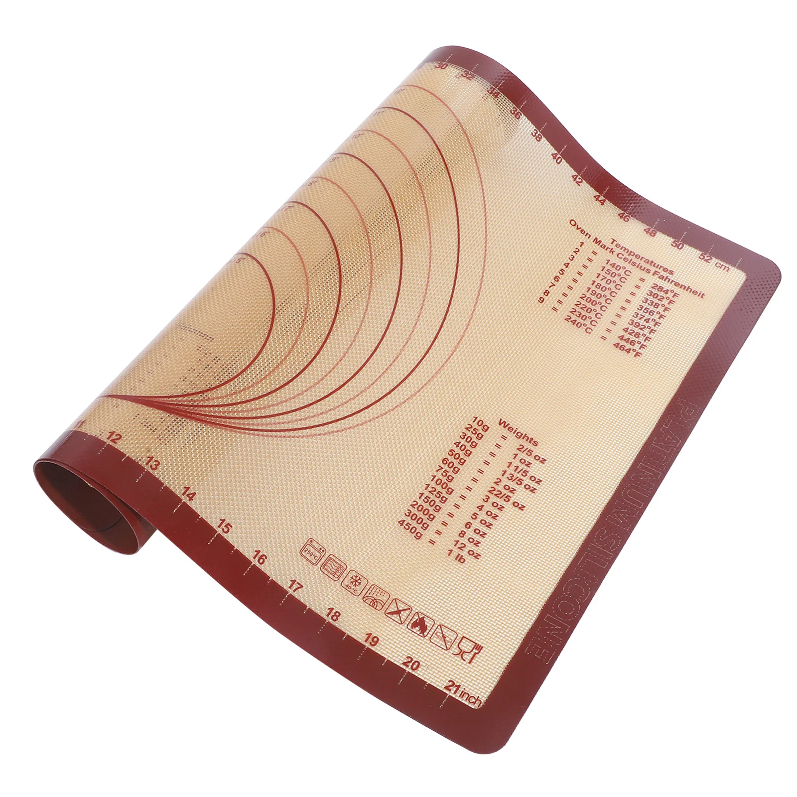 

Silicone Baking Mat Non-Stick Reusable Oven Liner For Baking Cookies Macarons Dough Dishwasher Safe Kitchen Cooking Mat