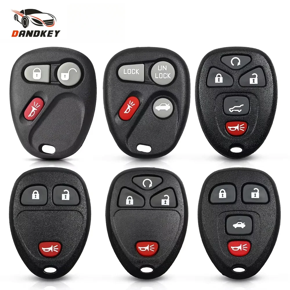 Dankey Key Shell For Chevrolet Buick HHR 2006 2007 2008 2009 2010 2011 Keyless Entry Car Remote Key Case Shell 2/3/4/5/6 Buttons