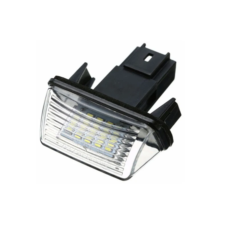 18 LED License Number Plate Light For Citroen C5/C6 206406307 Peugeot 206 207 307 308 406 Rear Trunk License Plate Lamp