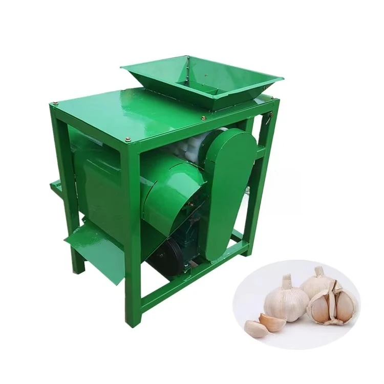 Small Automatic Double Feeder Garlic Separator Separator Broker Cracking Garlic Equipment