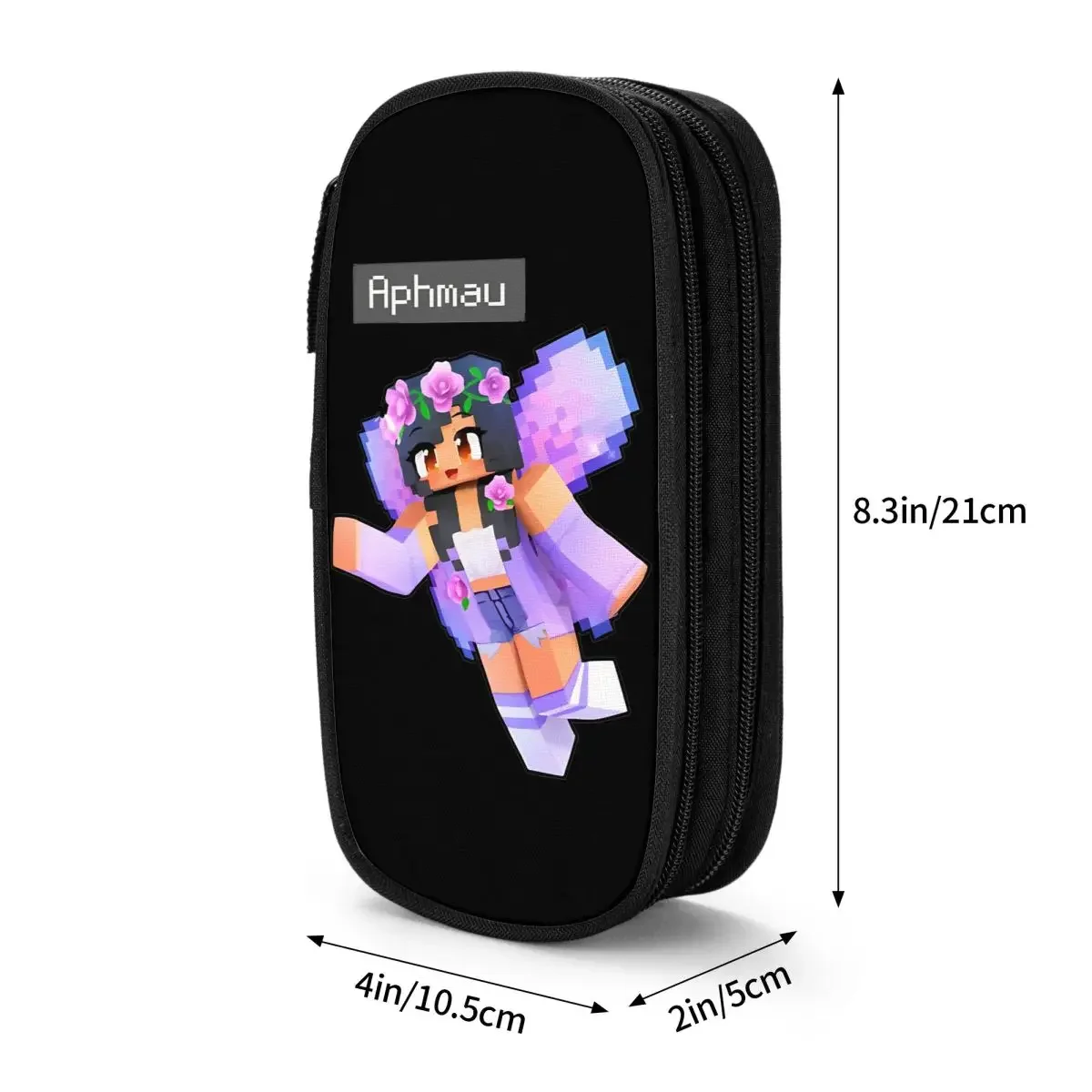 Aphmau Magical Fairy Pencil Case New Cartoon Anime Pen Holder Bag Girl Boy Big Capacity Students School Cosmetic Pencilcases