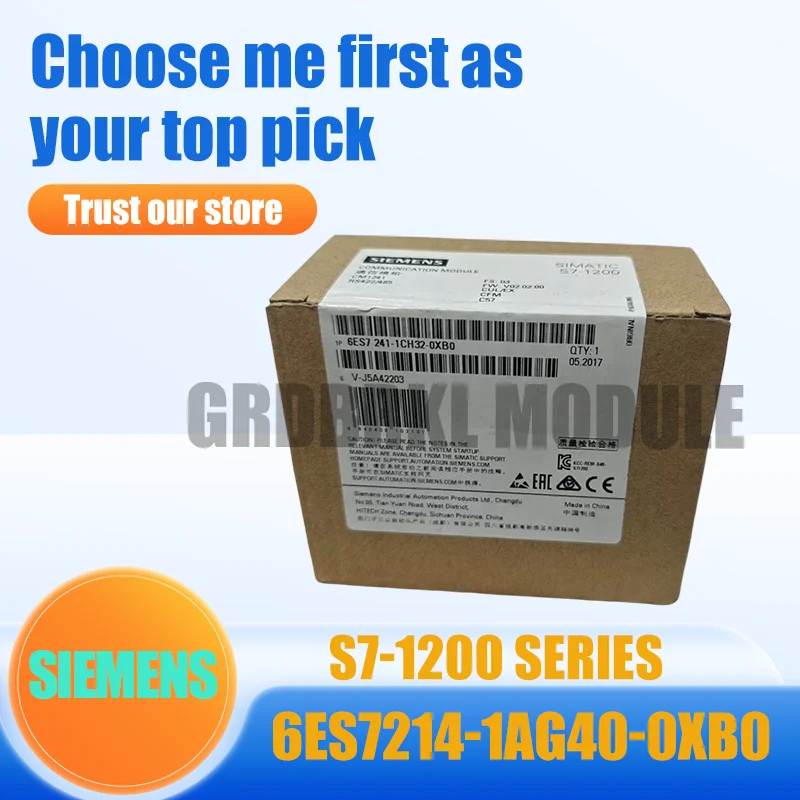 New original SIEMENS S7-1200 6ES7241-1CH32-0XB0 6ES7 241-1CH32-0XB0 communication module