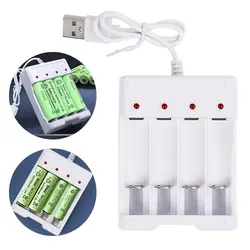 Independent Rechargeable 4 Slot USB Battery Charger AA / AAA  Battery Charger Charging Tools Quick Charge