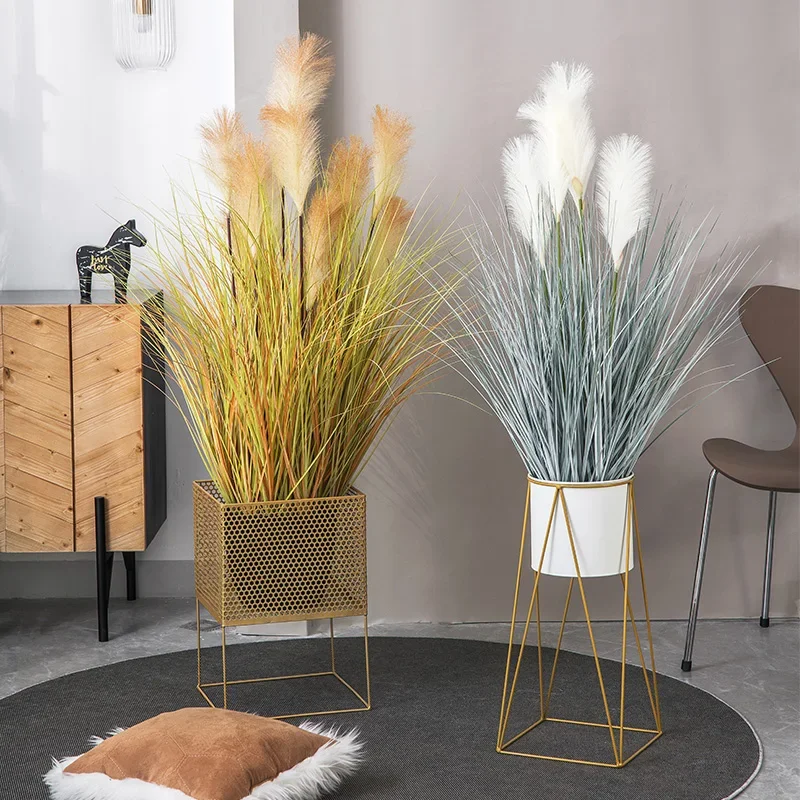 Simulated reeds, simulated flower bouquets, light luxury, high-end living room plastic decorative decorations, artificial flower