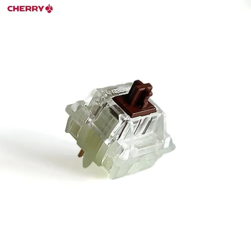 Imagen 2 del producto Original Cherry MX Brown RGB Switch 5Pin táctil SMD Teclado mecánico interruptor de alta precisión 45gf Gold Crosspoint MX1A-G1NB