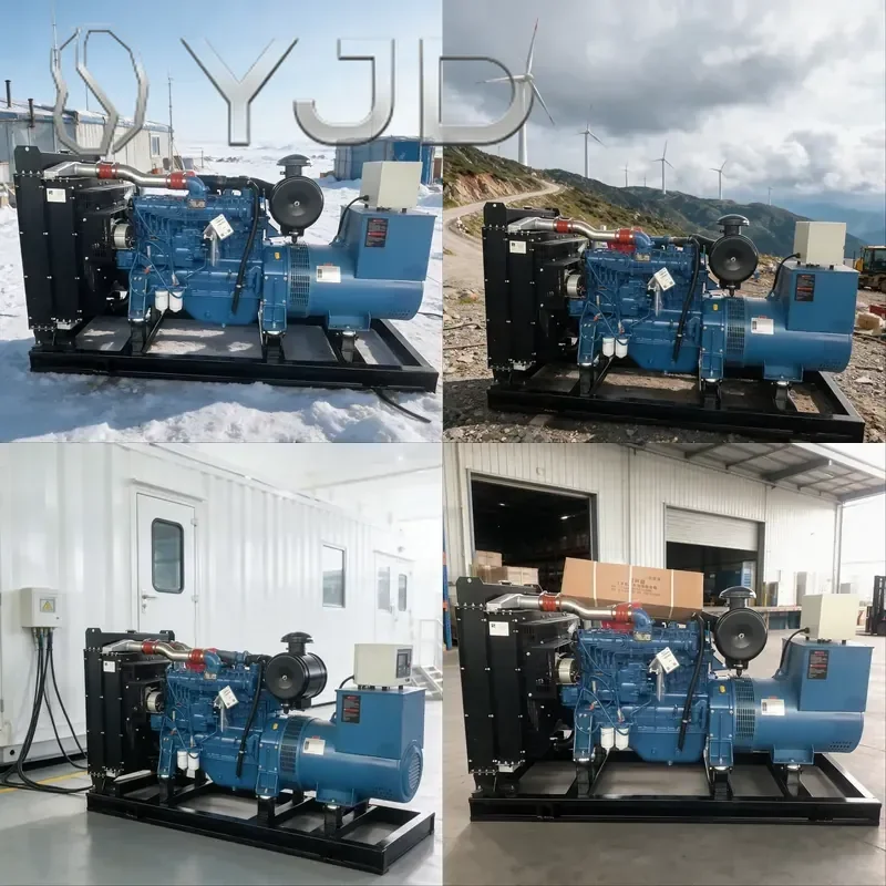 YJD Factory Direct 100kW 200kW 250kW Open Type Industrial Diesel Generator Set 230V 400V 50Hz High Torque Stable Genset