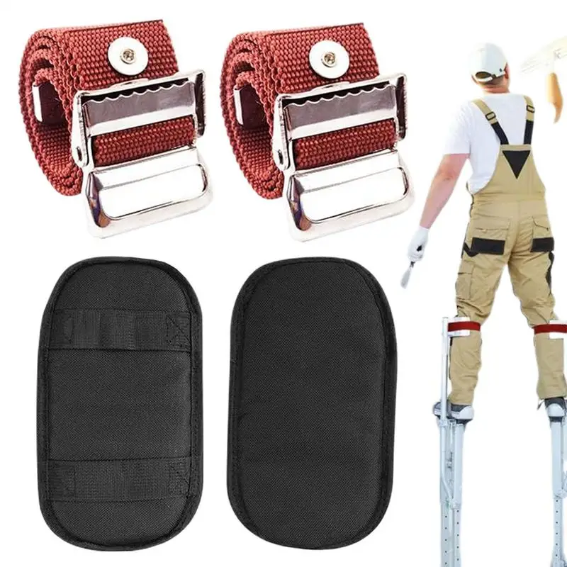 

Stilt Straps Leg Bands Comfort Stilt Pads Leg Bands Adjustable Household Wall Painting Tools For Construction Renovation Street