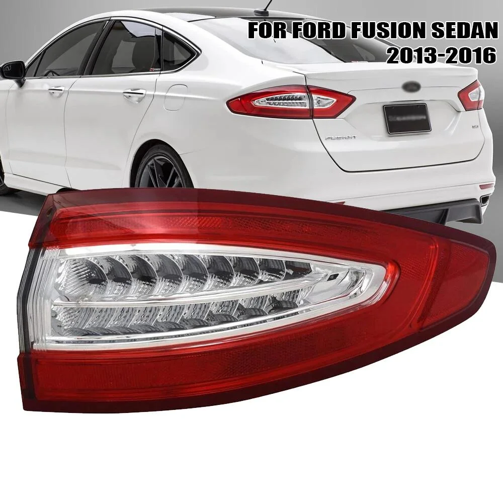 For Ford Mondeo 2013-2016  Rear Bumper Tail Light Turn Signal Brake Lamp Warning Car Accessories for Enhanced Visibility