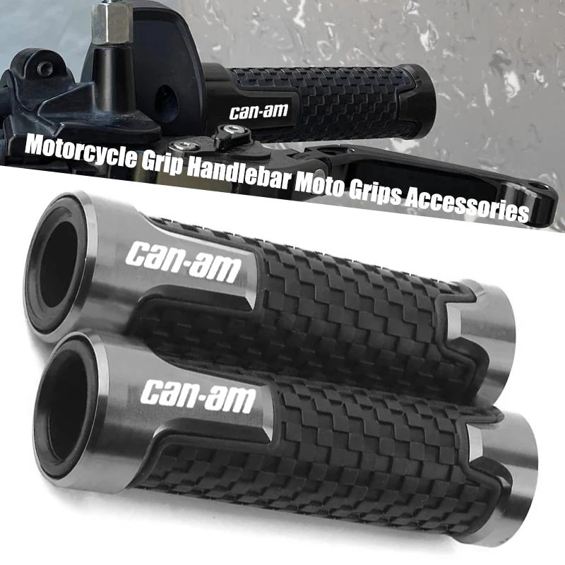 For Bombardier Can Am Outlander 1000 Ryker 900 Renegade 800 Canam Motorcycle Accessories 7/8'' 22mm Ends Grips Bar Handlebar
