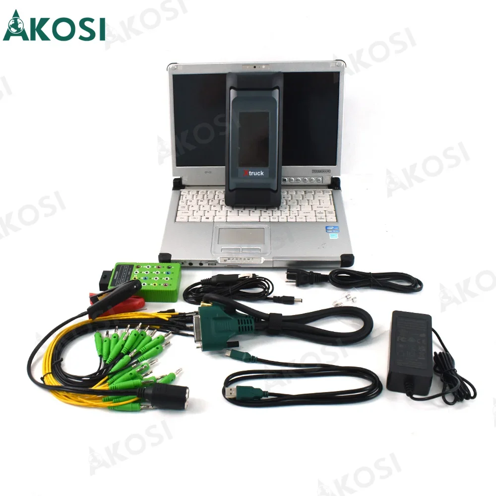 Xtruck Chassis Inspection with ZF Function Fast Eaton SINOTRUCK WABCO KNORR Special Inspection Diagnostic Tool with CFC2 laptop