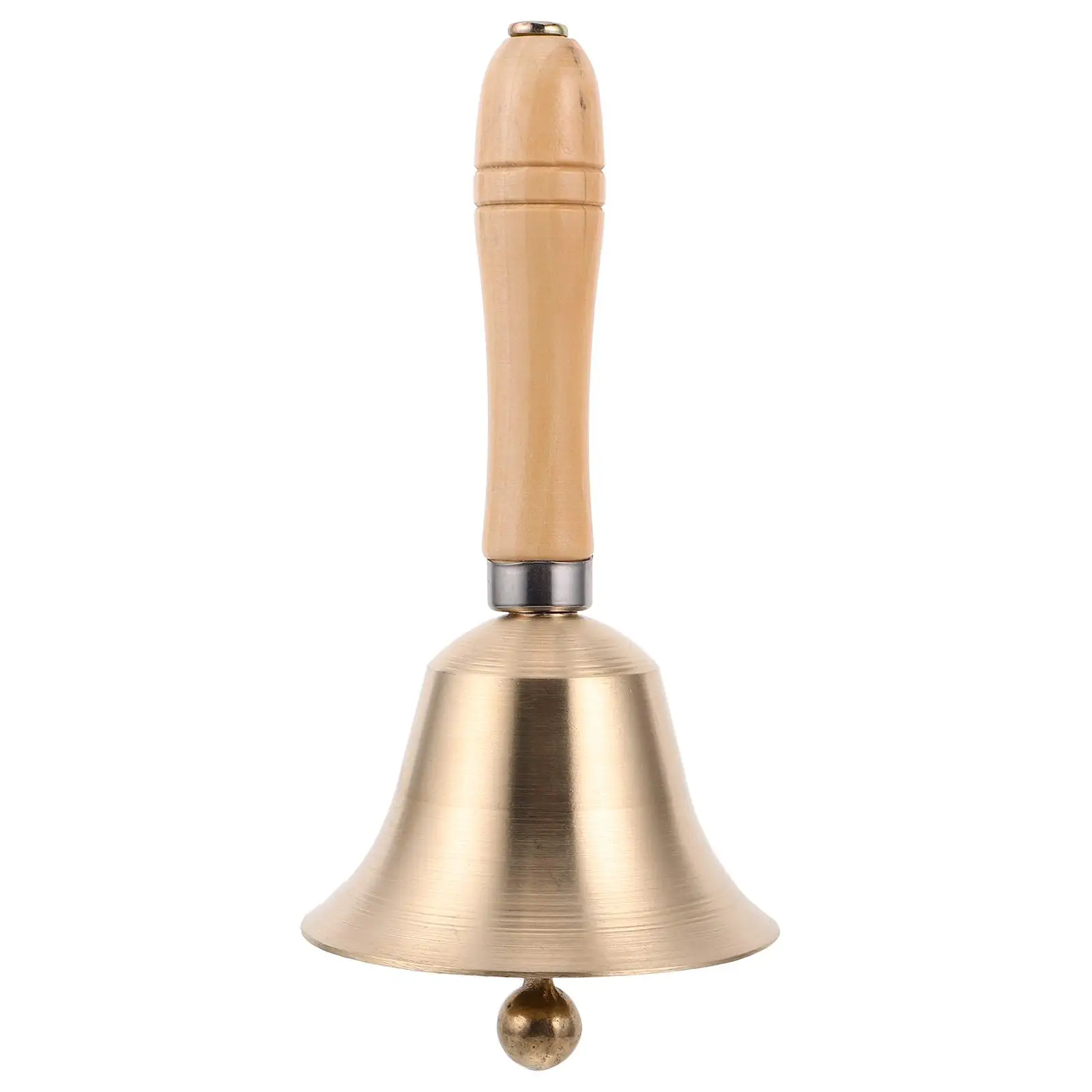 H ベル 磨かれた真鍮製 軽量 人間工学に基づいた H ホテル レストラン コール サービス ベル パーティー クリスマス用