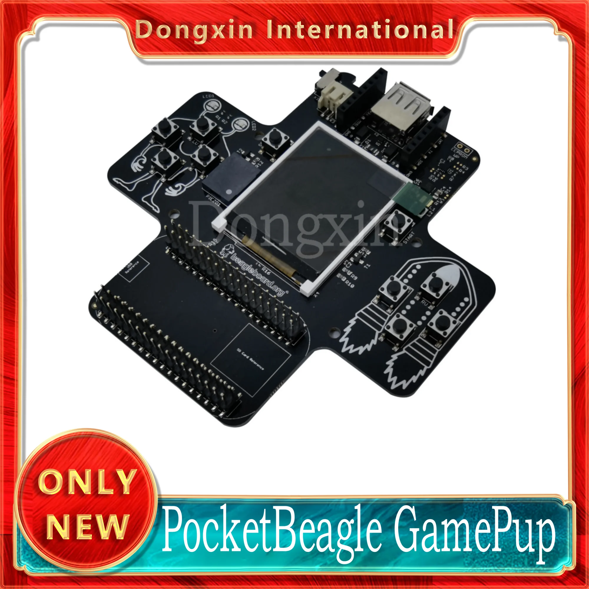 PocketBeagle GamePup Assessment Extension Board GMPUP-PBCAPE OSD3358 Development Board