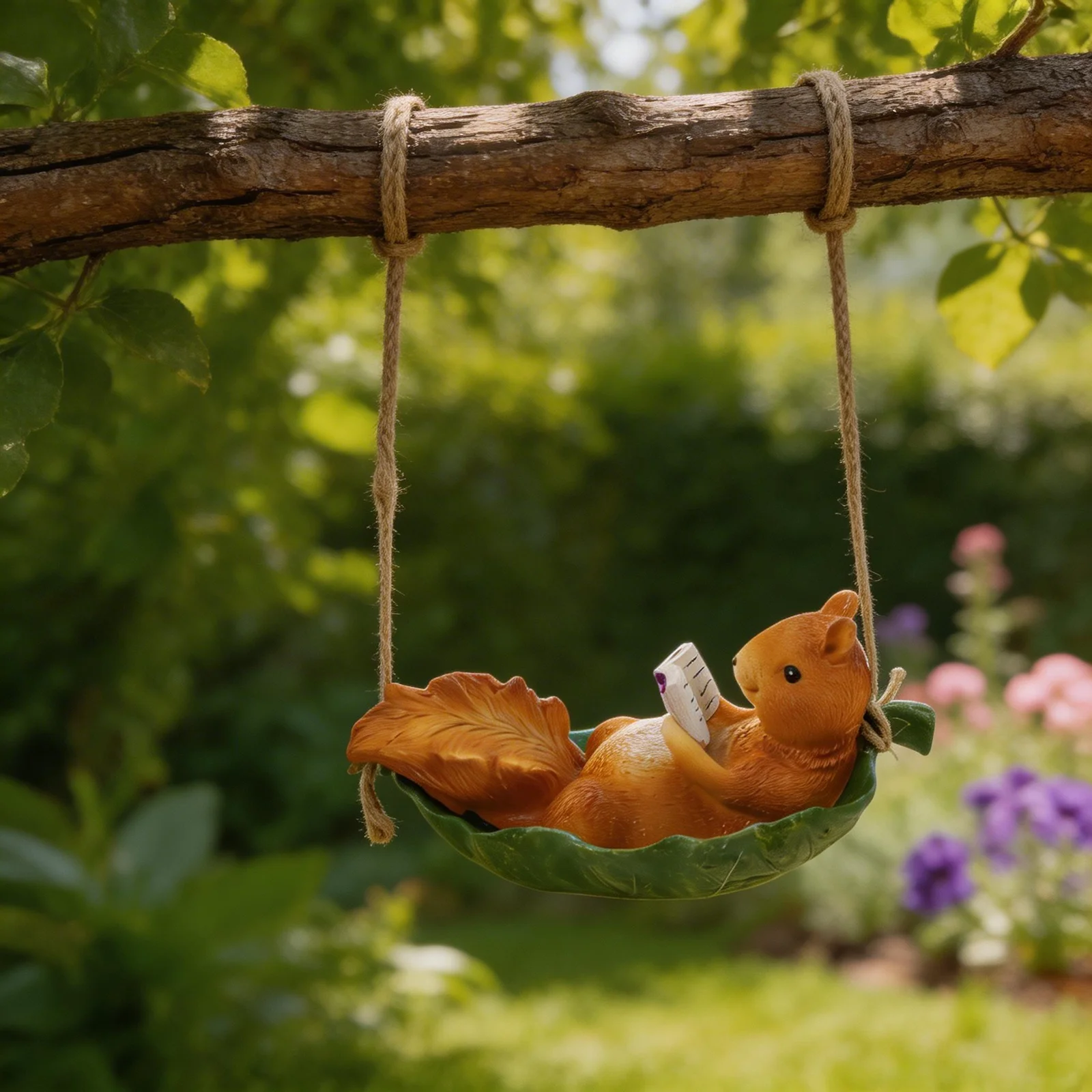 Outdoor Garden Accent Garden Swing Decor Conversation Starter Presents For Nature Lovers Garden Ornament 18*9*9cm