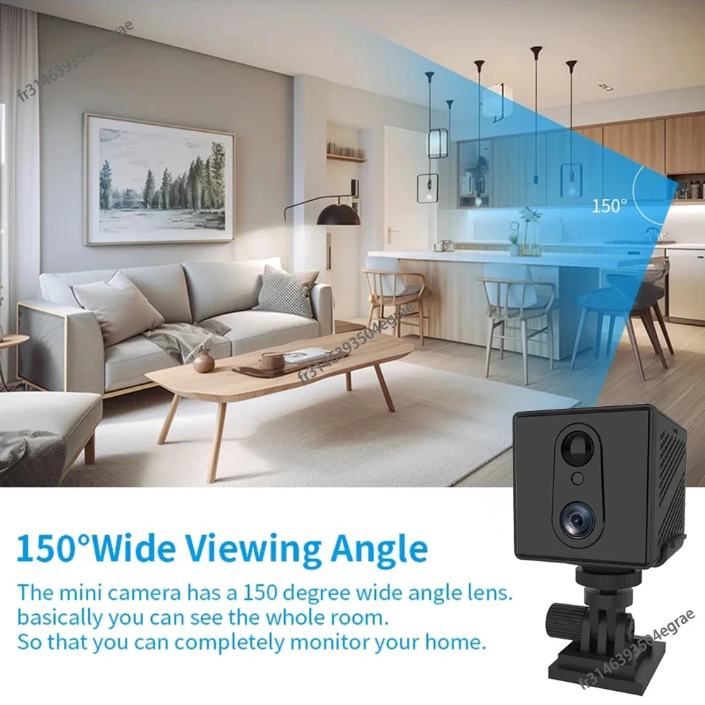 256/64 ГБ 4G SIM-карта Мини-камера 5MP 3000 мАч Батарея Беспроводная Wi-Fi Ночное видение Обнаружение движения CCTV Двусторонняя голосовая IP-камера