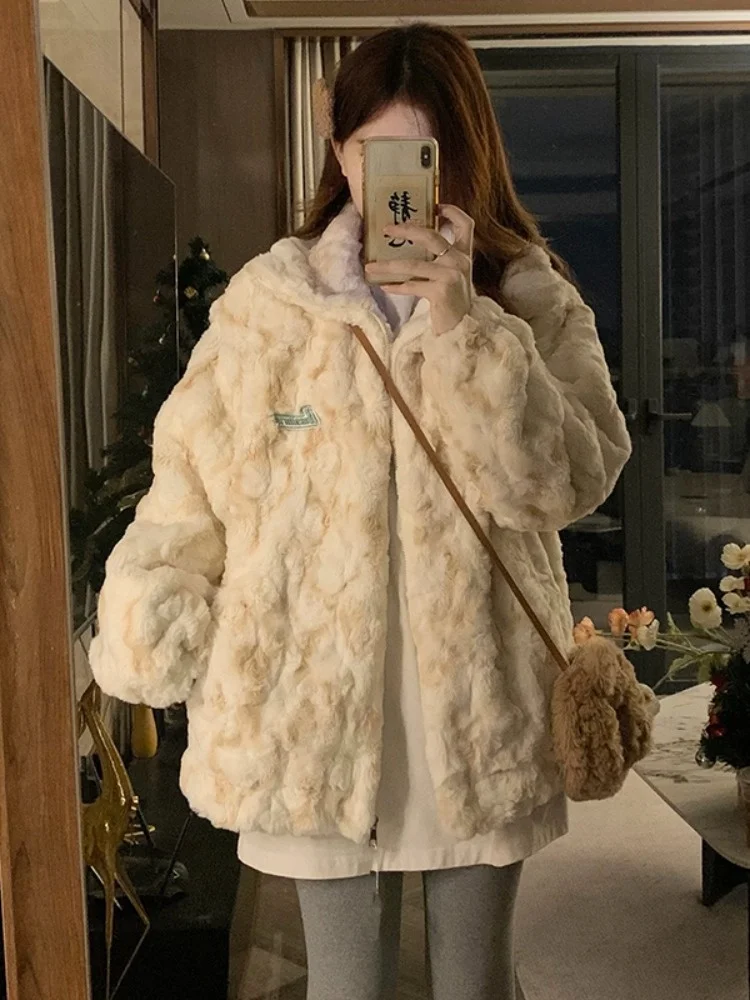 

Lamb Wool Jacket Woman Spring Middle Aged Comforts Sleeveless Slimming Harajuku Waterproof High Performance Dryfit Colorful Hot