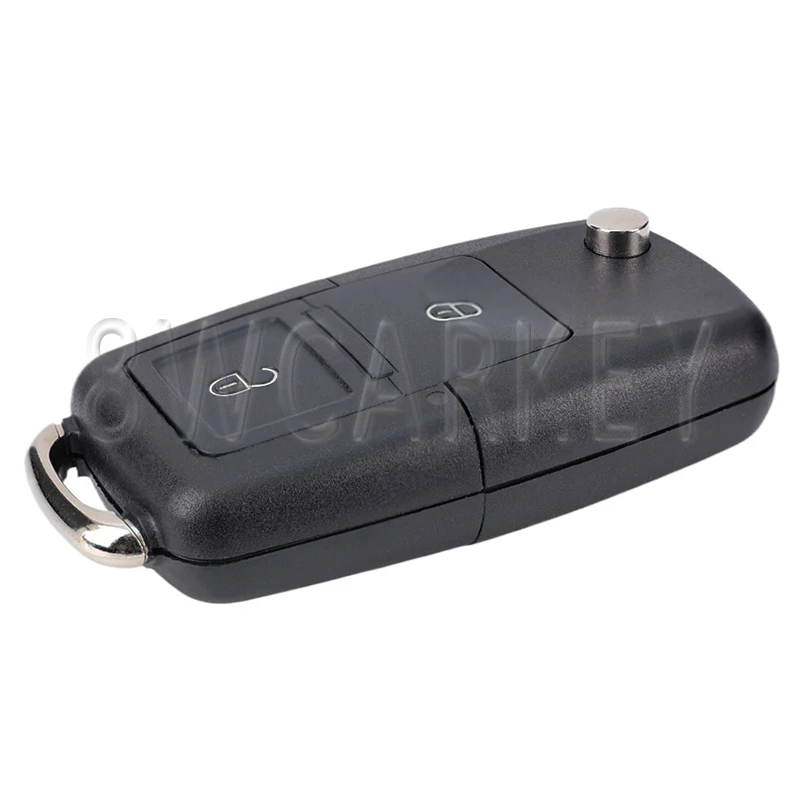 Etui na kluczyk samochodowy HU66 do VW Volkswagen Golf Mk6 Tiguan Passat CC SEAT Skoda Octavia New Flip Folding Car Key Shell Fob