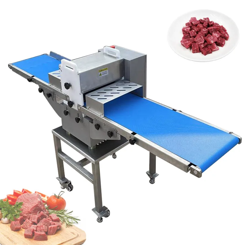 Fresh Meat Cuber Dicer Pork Dicing Machine Meat strip Cutter Cutting Machine