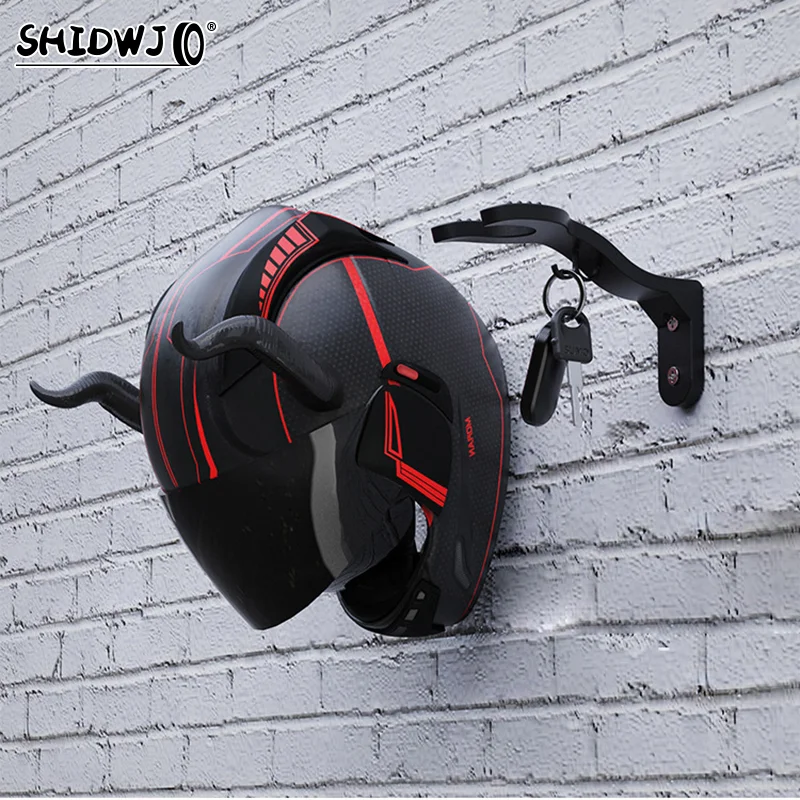 Motorcycle Helmet Hook Racks Multipurpose Hook Hanger Home Luggage Jacket Holders Kitchen Cabinet Shelf Wall Mount Hooks