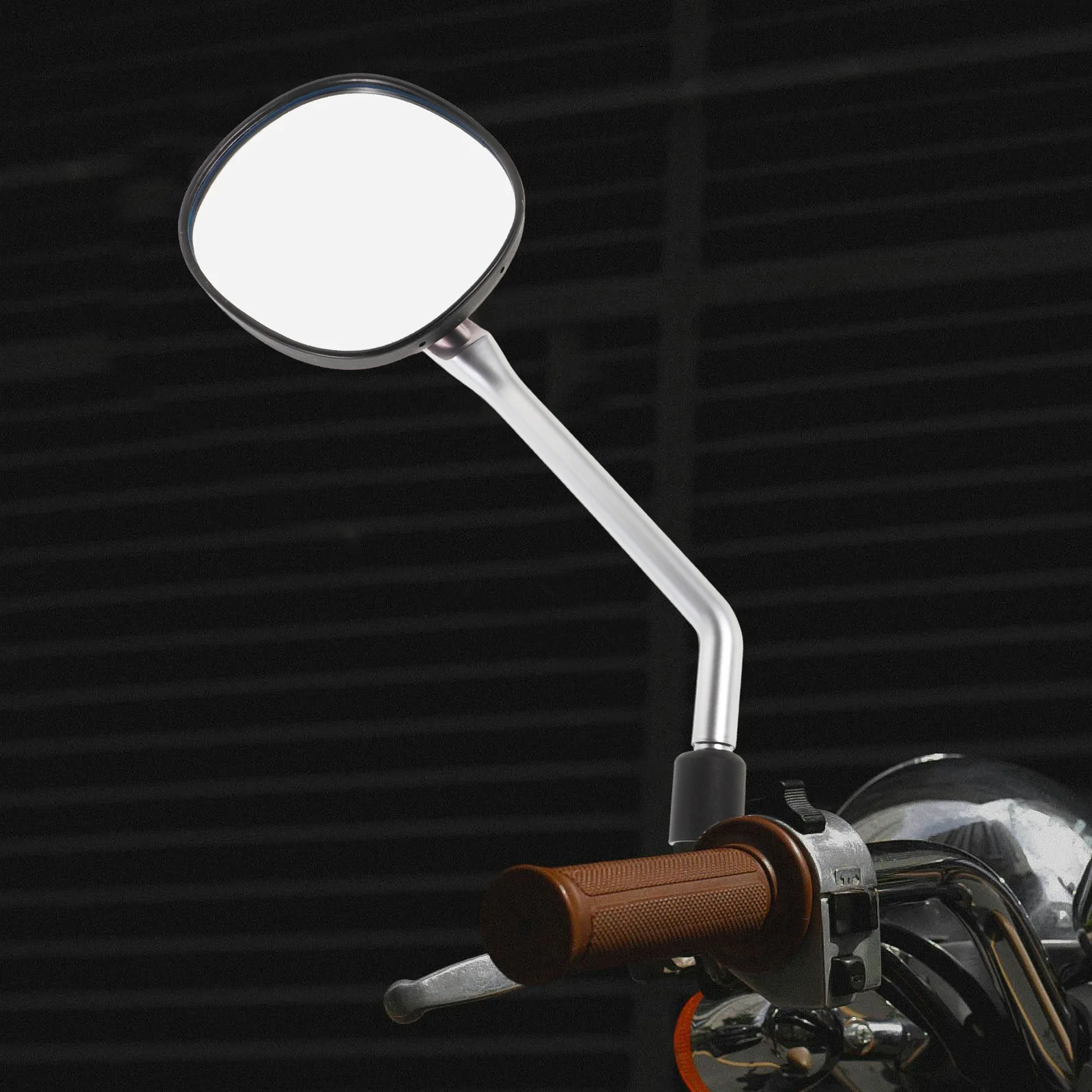 

1 Pair Bike Mirrors For Electric Scooters Elongated Sleek Design Easy Install Wide Handlebars Replacement Rear View