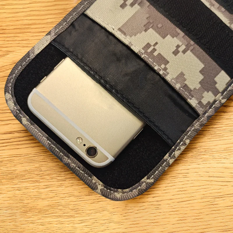 Electromagnetic Radiation Protective Faraday Camouflage travel Card Case Key Mobile Phone Bag  Emp Emw Anti-Radiation Pocket