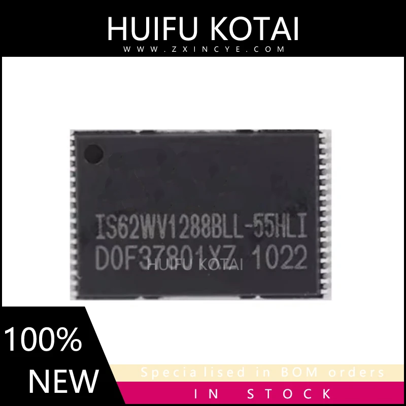 1 buah IS62WV1288BLL-55HLI Inventory TSOP32 Stock Spot baru