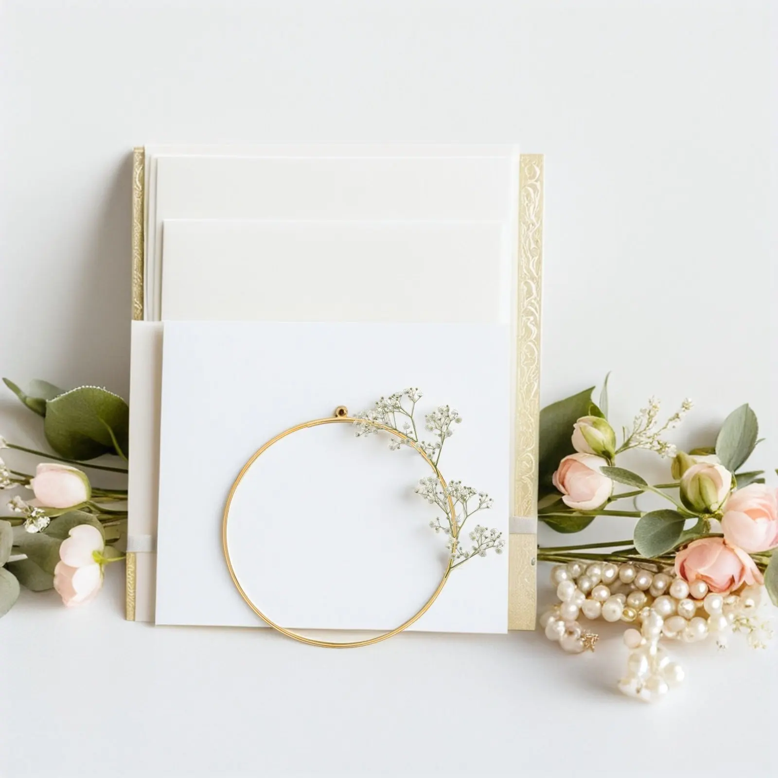 

12Pcs Dream Catcher Rings Gold Metal Craft Hoops 120Mm Open Wreath Frame DIY Floral Hoop Wedding Decor Dream Catcher Rings