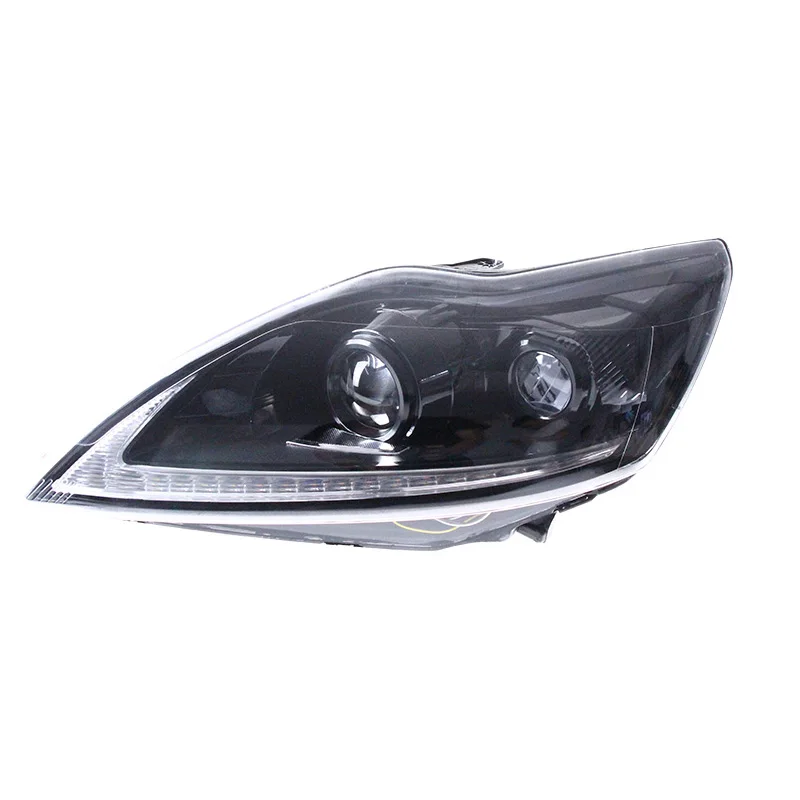 2009-2013 for Ford Focus headlight assembly modification lens LED headlight daytime running light running water turn si