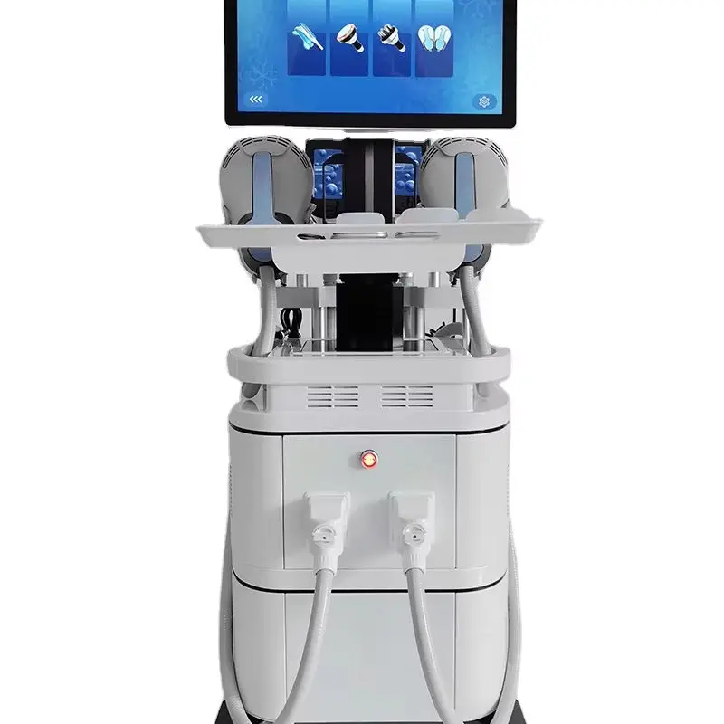 V9 2-in-1 EMS Muscle Building Body Sculpting Machine 360° Cryotherapy Slimming Device Hand Contouring Machine