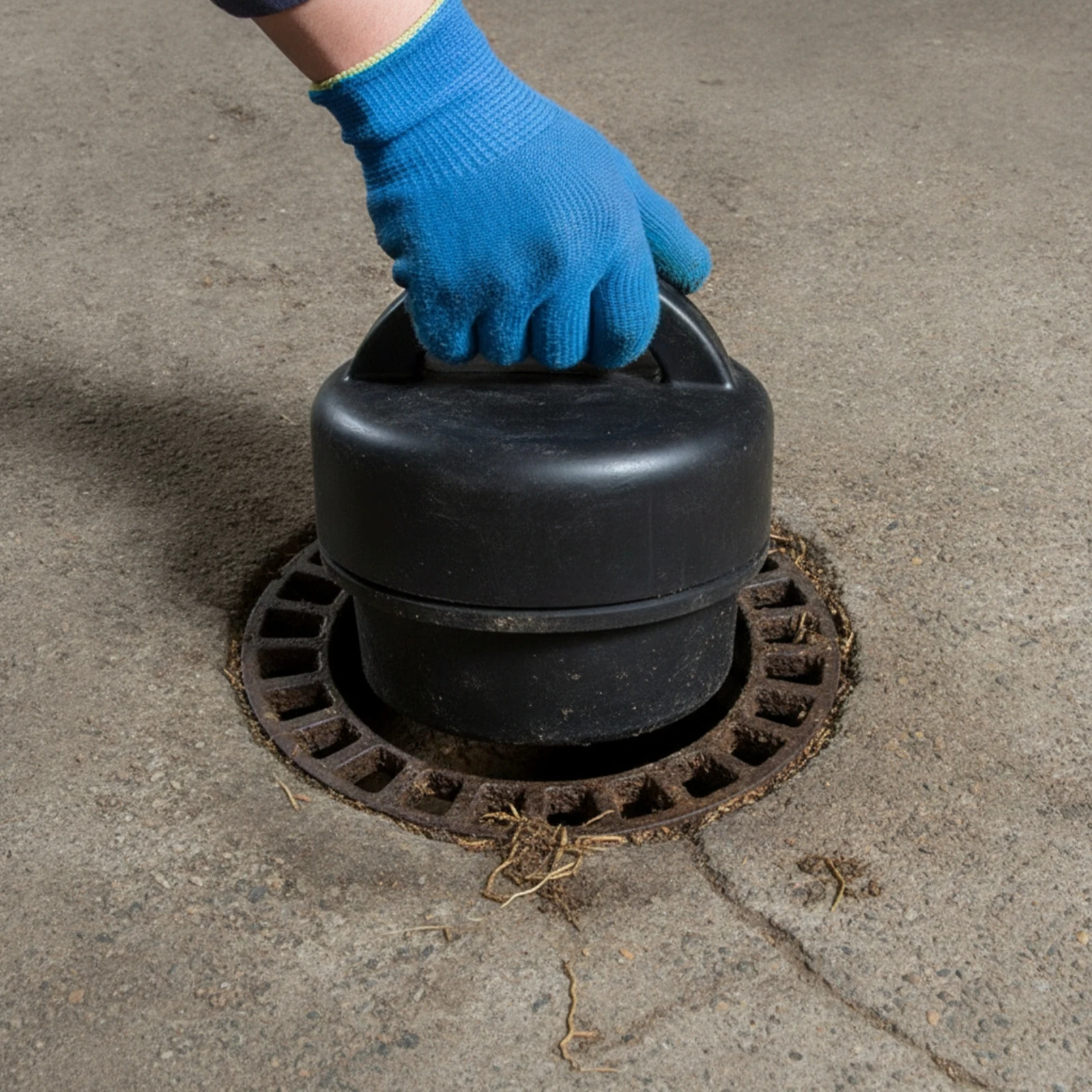 Manure Discharge Valve Plug Leak-Resistant Water-Seal Plug with Handle Heavy-Duty for Livestock Farmers, Farm Drainage Systems
