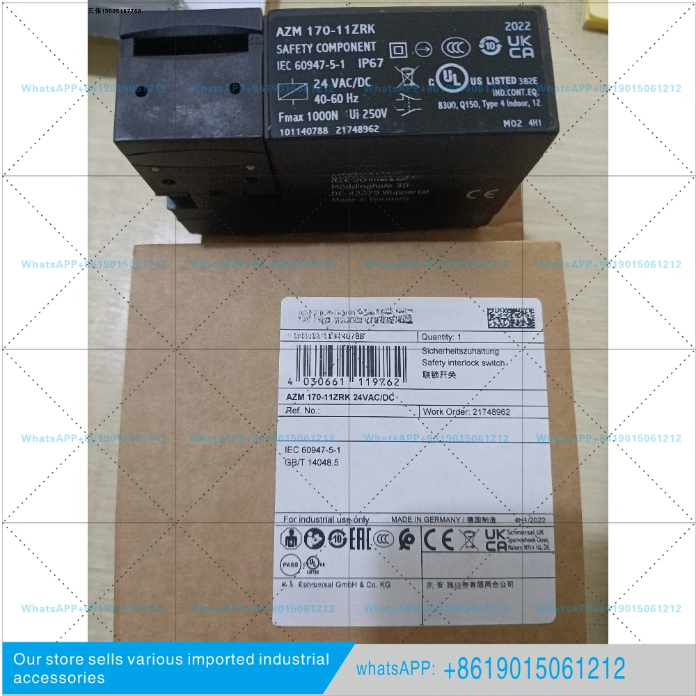 AZM 170-11ZRK 24VAC/DC Safety Interlock Switch New Original