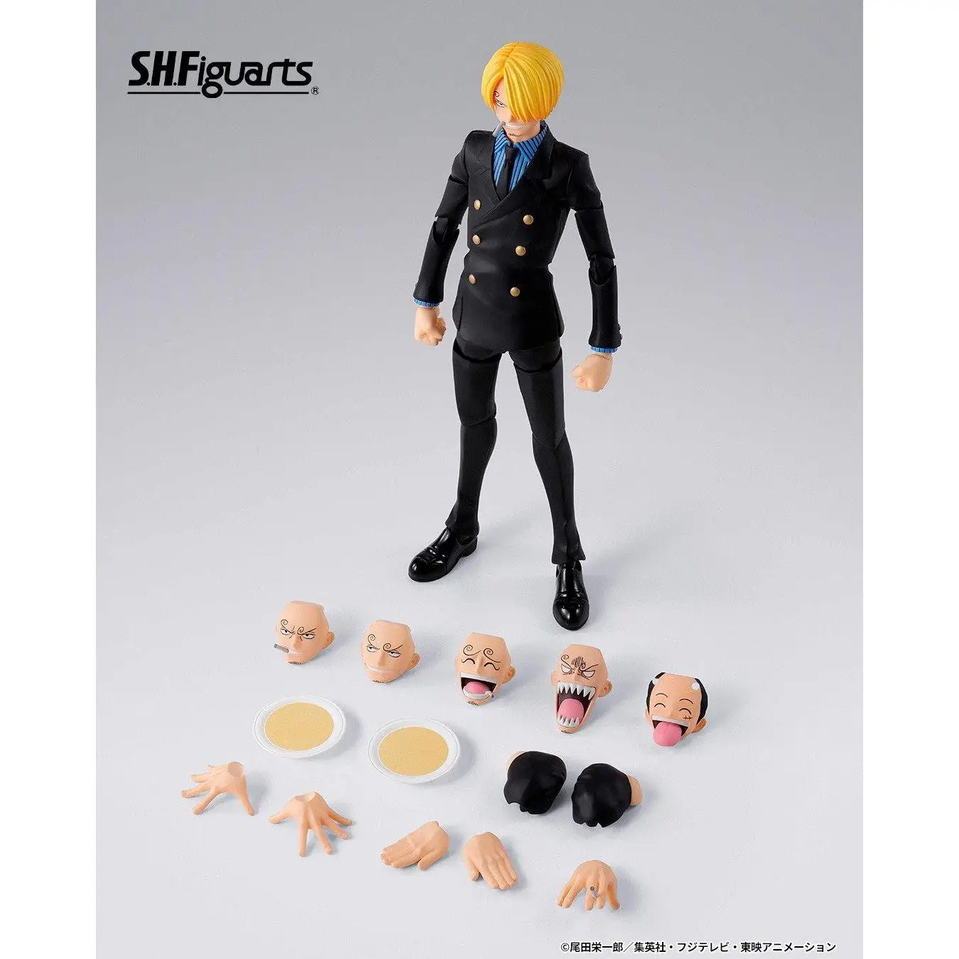 Figura articulada auténtica de Bandai S.H.Figuarts Sanji One Piece - "Dawn Of The Adventure" East Blue Saga (en stock)