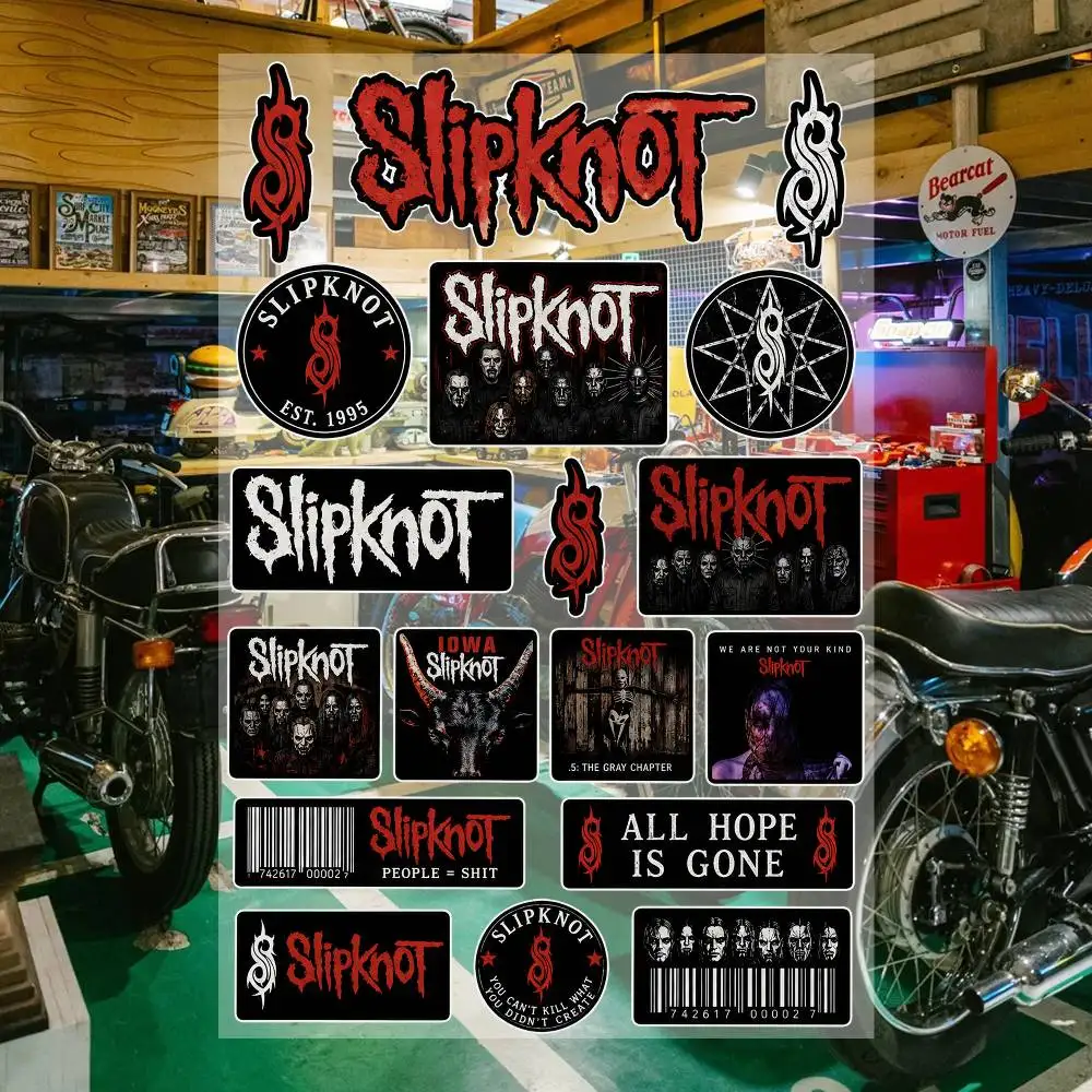 Slipknot Waterproof Vinyl Stickers for Car Motorcycle Bike Skateboard Laptop Bottle Phone