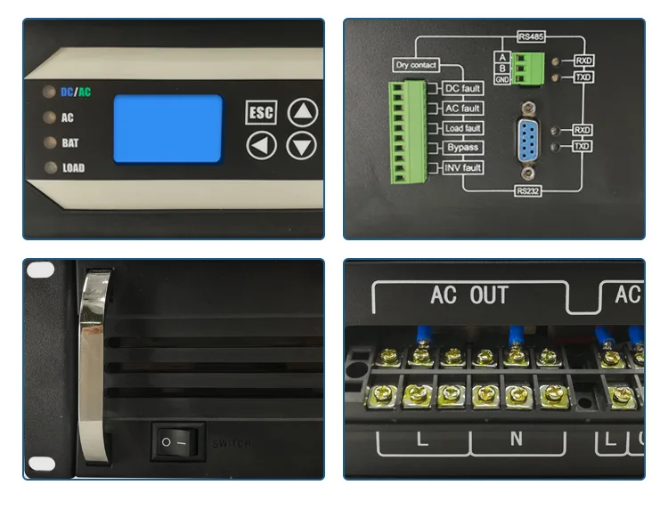 High Frequency DC to AC 48v to 220v 800w 1000va Pure Sine Wave Power Inverter