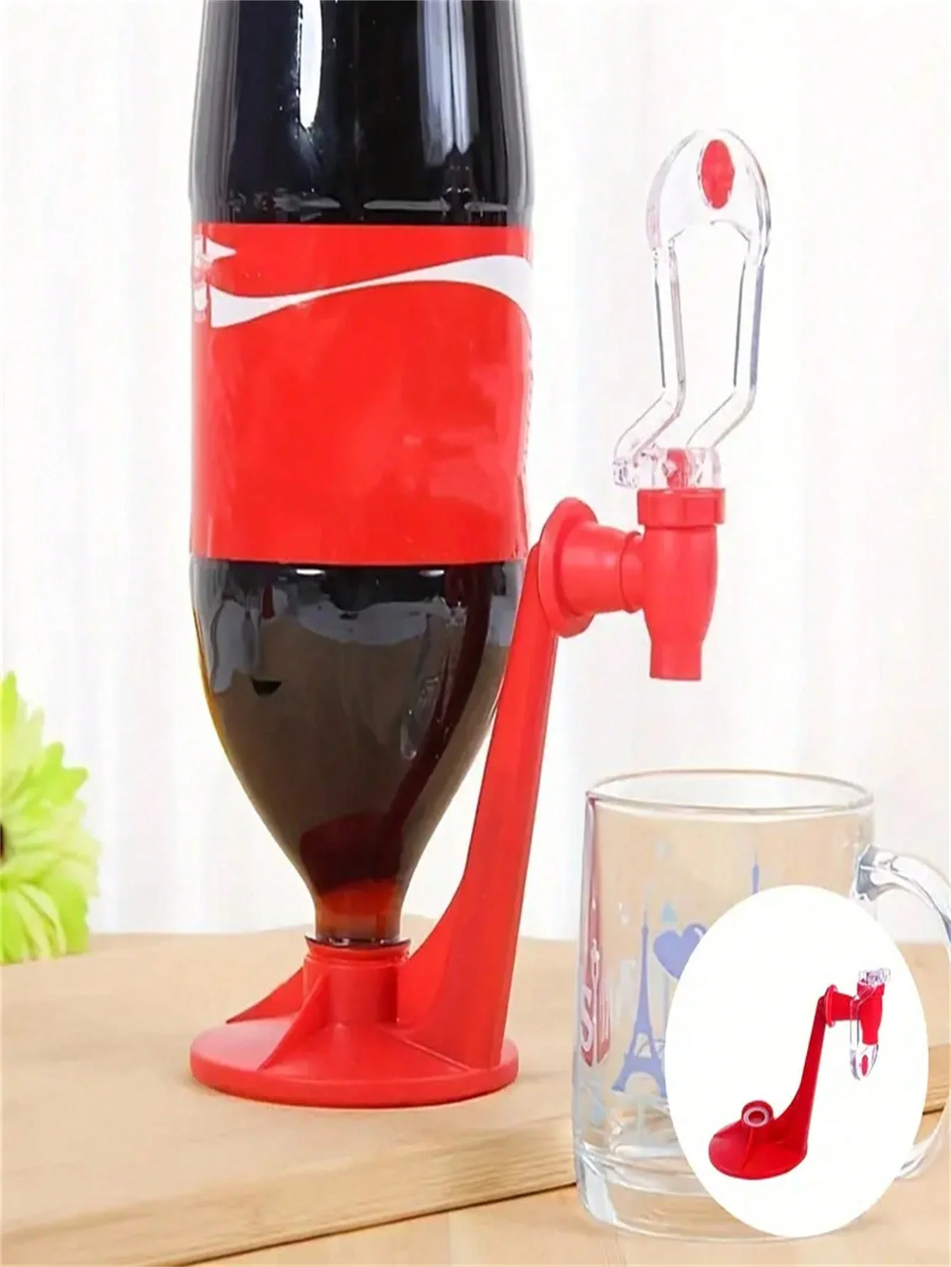 1Pc Red Upside-Down… - image