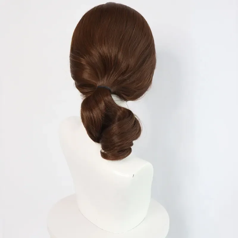 EE01 Padme Cos Amidala Parrucca Cosplay Cintura Cintura Donne Adulte Fantasia Halloween Carnevale Costume Accessori PropsIo0!