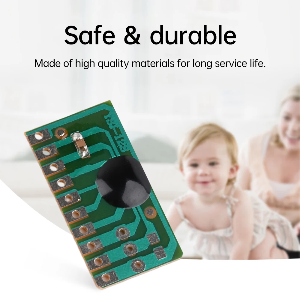 Built-in 12 Children'S Songs Music Module With LED Flashing 12 English Music With LED Scintillation Module DC3-5V