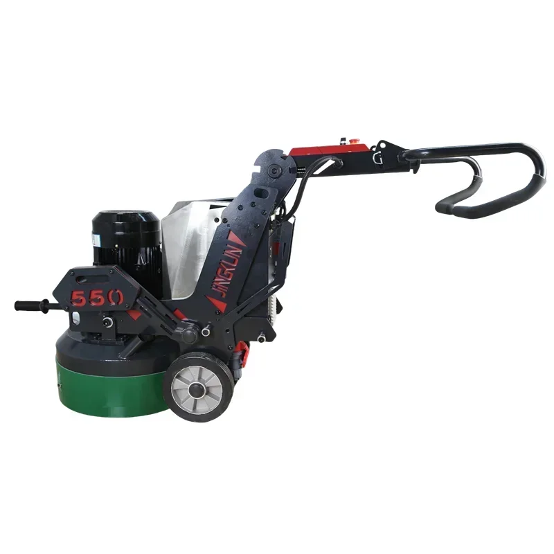 Handheld Floor Grinder With 3 Heads Grinding Discs Concrete Surface Grinding Machine Dust Free