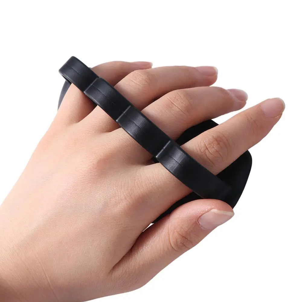Cross Training Finger Trainer Palm Grips Ergonomic Fitness HandGrip Silicone Elastic Weight Lifting Grip Deadlift