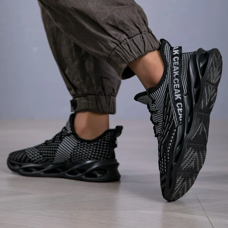 YRZL Mens Running Shoes Wear Resistant Fashion Casual Walking Shoes Man Lightweight Breathable Mesh Walking Shoes for Men - Image 5
