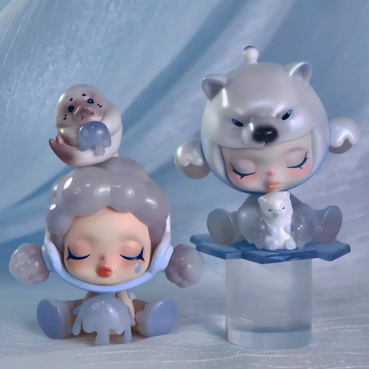 البوب مارت Skullpanda فرس الحيوانات سلسلة صندوق أعمى اللعب Kawaii أنيمي عمل الشكل Caixa Caja مفاجأة صندوق غامض الدمى
