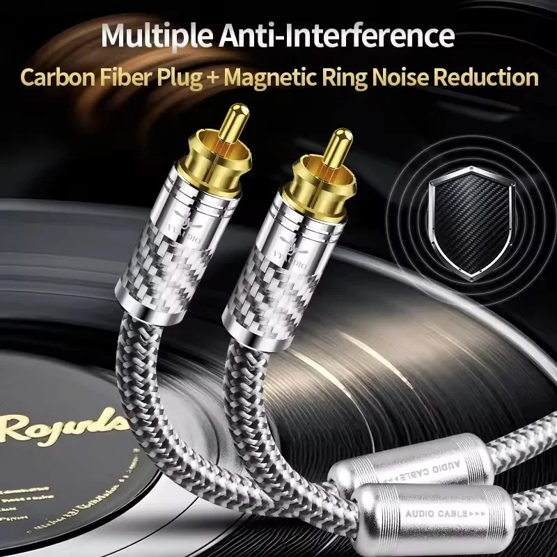 2 Rca Cable Male Au… - image