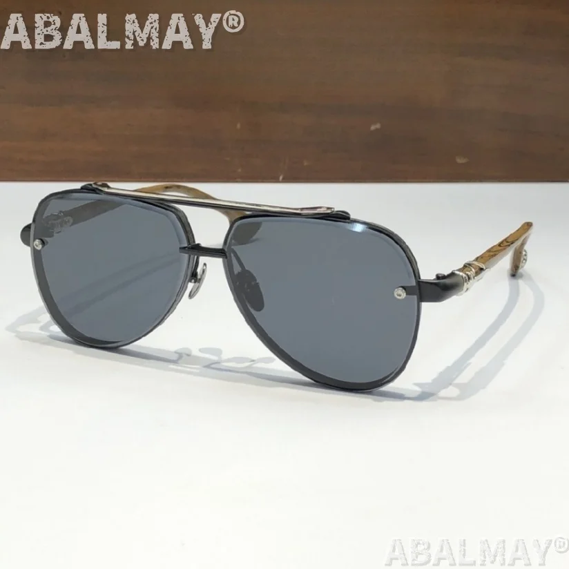 نظارات شمسية عالية الجودة للرجال والنساء 8238 مقاس 63-12-149 نظارات شمسية بتصميم عصري فاخر من التيتانيوم UV400 مع صندوق