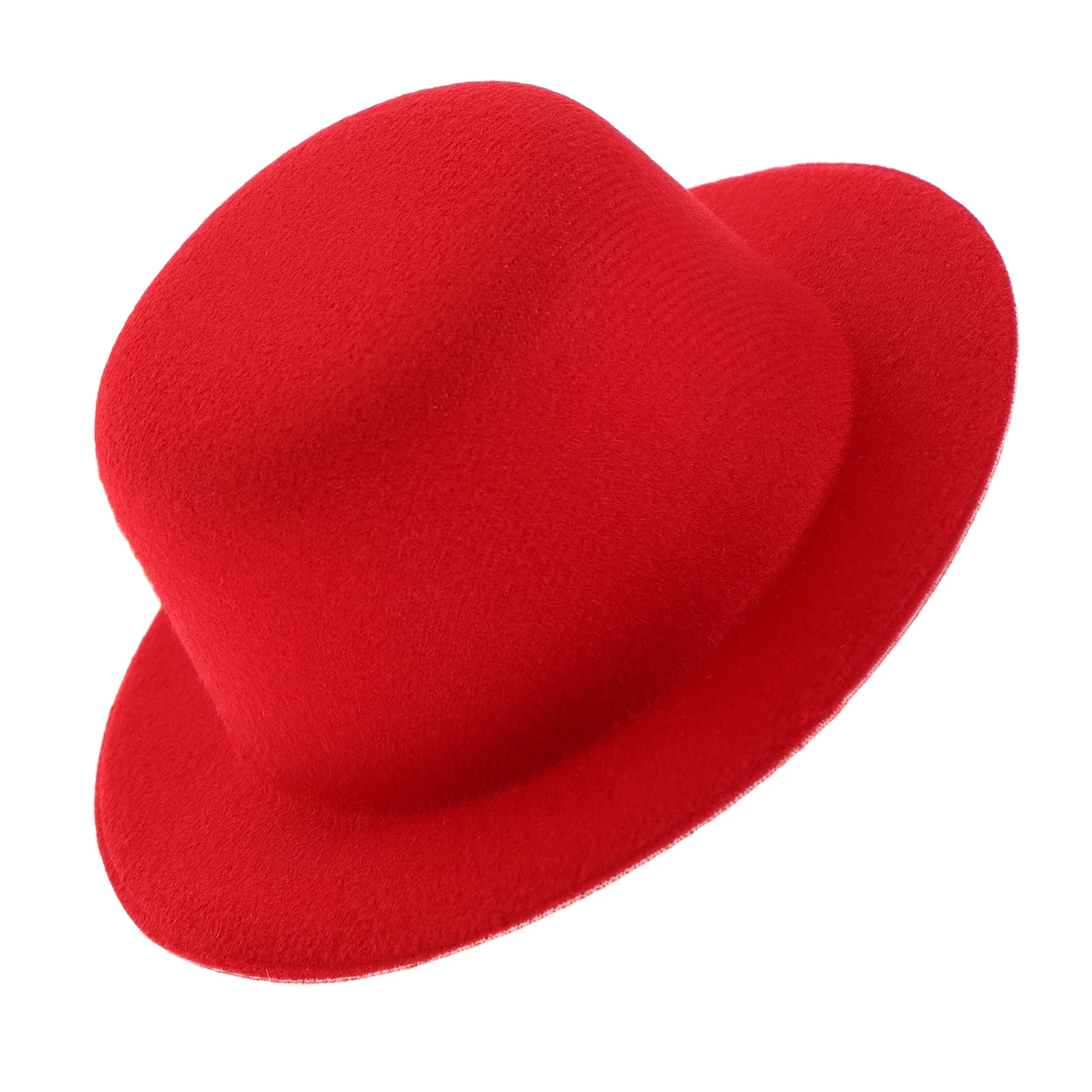 ボンネットレッドハット DIY用 レッドトッパー クラフトハット アクセサリー ドレストッパー スモールフォーマルハット