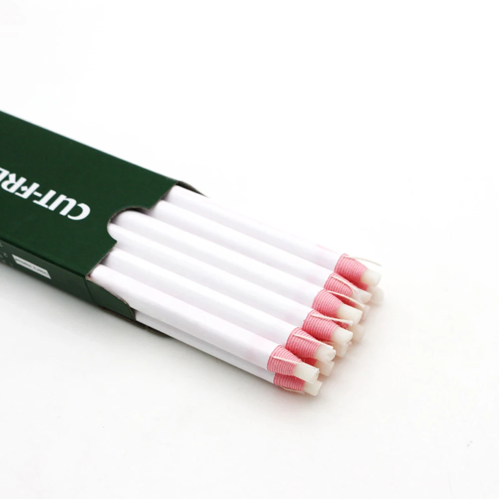 

White Pull Crayons Sewing Marking Pencils Roll Paper Disappearing Fabric Chalk High Temperature Thread Machine Pens