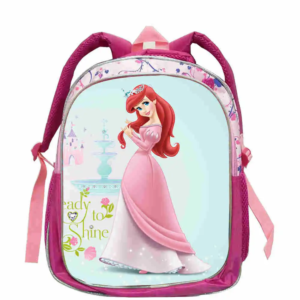 Little Mermaid Ariel Princess Backpack Children School Bag Schoolbag Kindergarten Preschool Elementary School Backpacks for Girl