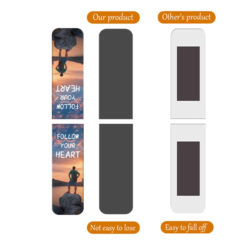 12pcs Inspirational Magnetic Bookmarks with Motivational Quotes, Colorful Page Clips for Students, Teachers, Book Readers