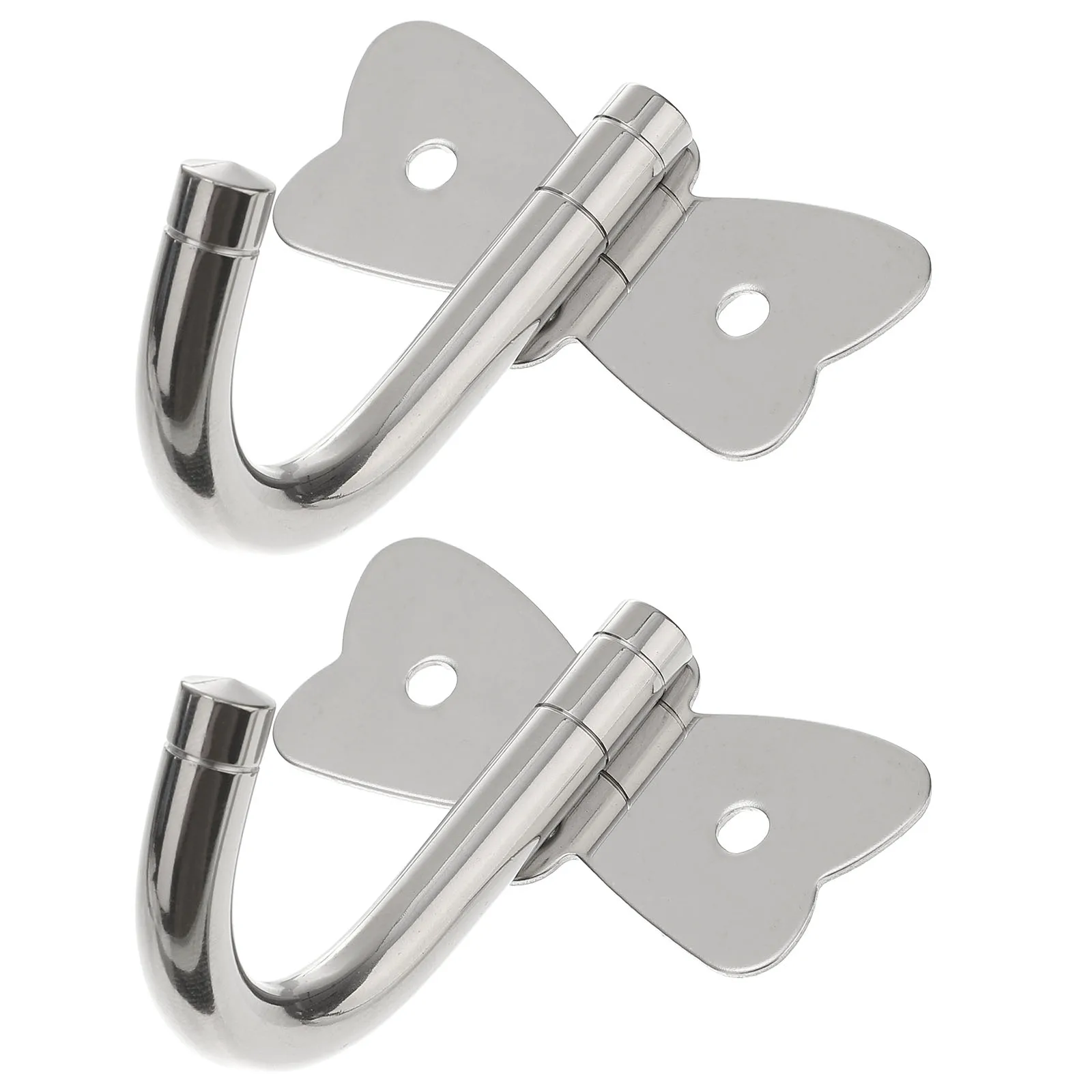 

StainlessSteel Hooks Silver DragonflyShaped WallMounted CoatRack SpaceSaving StorageHooks PracticalFurnitureAccessory