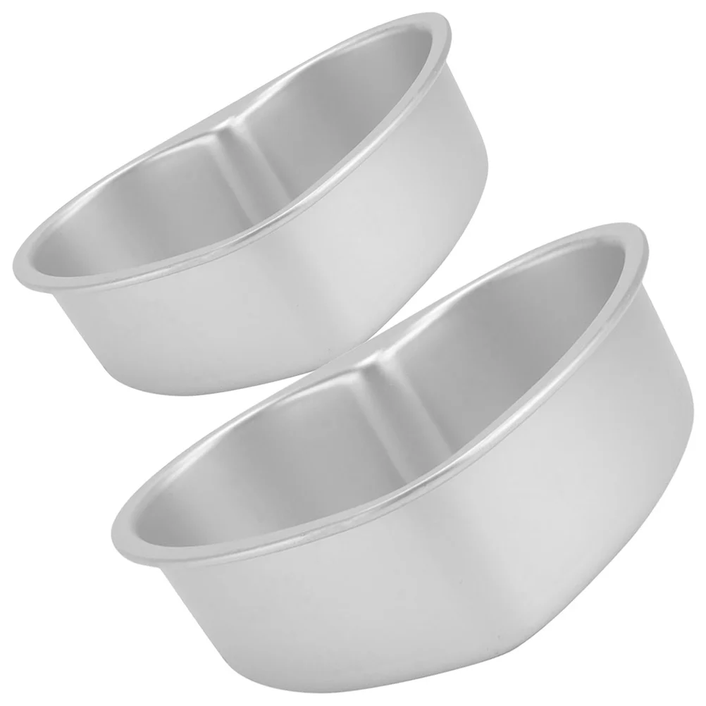 

2pcs Shaped Cake Molds 3 Inch 4 Inch Aluminum Alloy Non Stick Baking Non-Stick Metal Cake Pan Pan Mold Kitchen Bar Tools