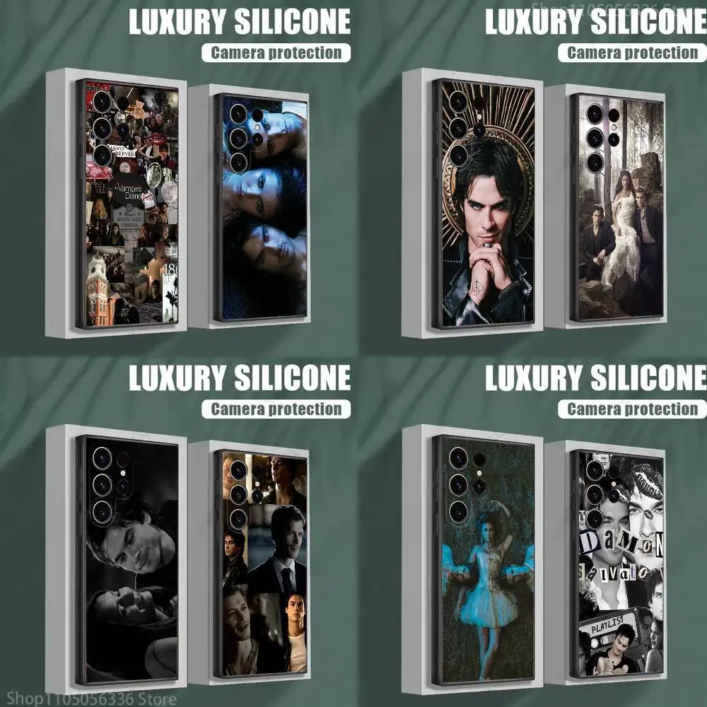 

Vampire TV D-Diaries Phone Case For Samsung S25,S24,S23,S22,S21,S20,S10,Ultra,Plus,Lite,FE,Soft Silicone Black Cover