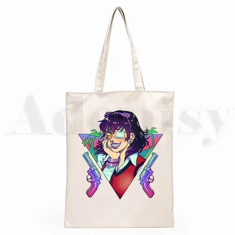 Japanese Manga Anime Kakegurui Yumeko Jabami Fashion Graphic Cartoon Print Shopping Bags Girls Fashion Casual Pacakge Hand Bag